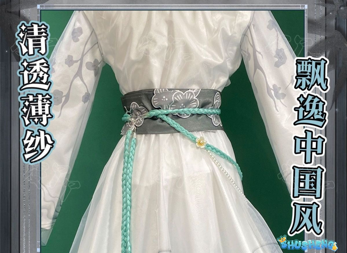 Identity V Qi Shiyi Antiquarian Ink Rhyme Series Women Cosplay Costume Anime Game Roleplay Suits Carnival Holiday Party Uniforms