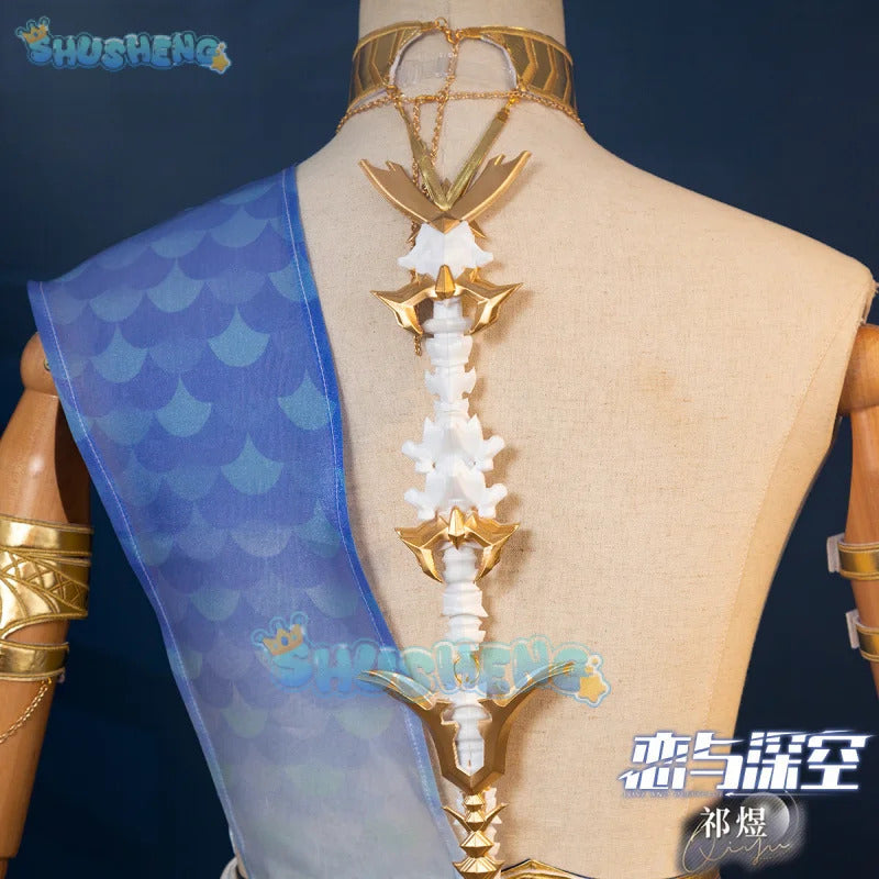 Love and Deepspace Rafayel Tidal Dream Island Cosplay Costume Chanel Combats Women Halloween Party Daily Outfit Game