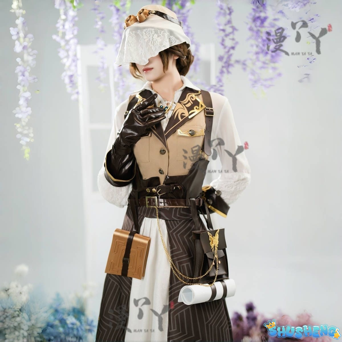Identity V Melly Plinius Entomologist The Flower Of The Wilderness QiZhen Fashion Game Suit Cosplay Costume Halloween