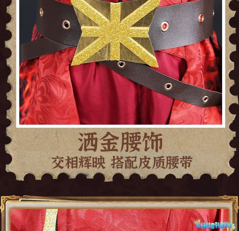 Anime Identity V Victor Grantz Postman Initial Skin Gorgeous Uniform Cosplay Costume Halloween Party Outfit
