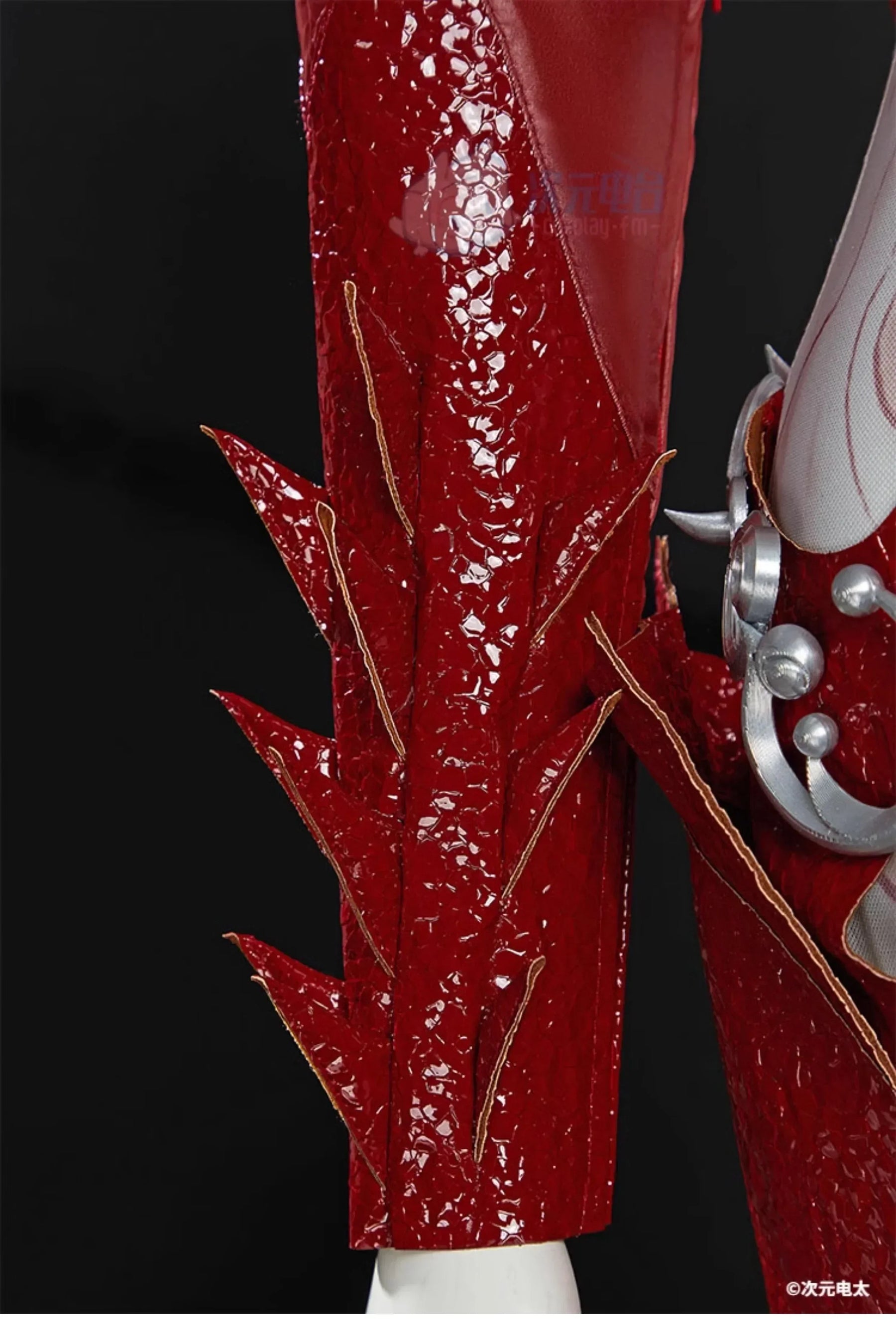 Orin The Red Baldur's Gate 3 Cosplay Costume Halloween party sexy leather blood red jumpsuit armor props wig uniform Woman set
