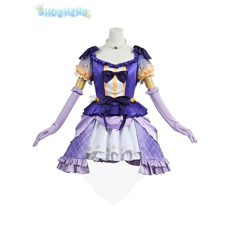 Lovelive Heanna Sumire Liella Nonfiction Cosplay Costume Necklace Accessories Gloves Socks Girl Cute Lolita Halloween Party Set