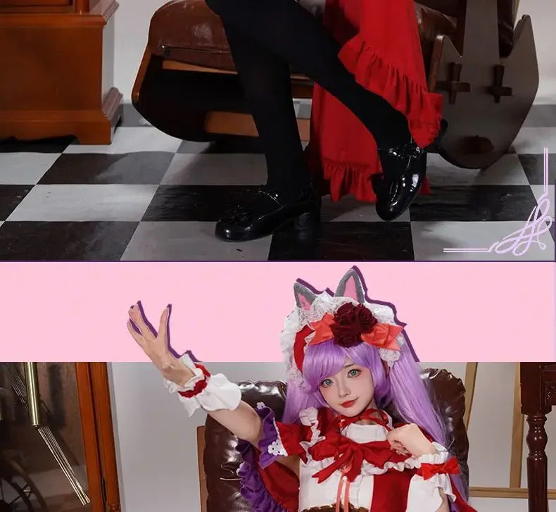 Manaka Laala cosplay 10th Anniversary Christmas red lolita dress Anime Pripara costume party gift girl accessories sweet new set
