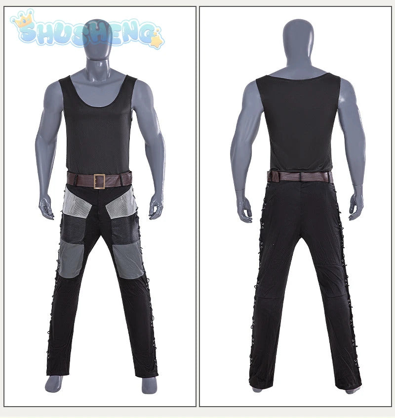 New Game Apex Legends Crypto Tae Joon Park Cosplay Costume Shoes, knee pads, props, Halloween party men's set complete set