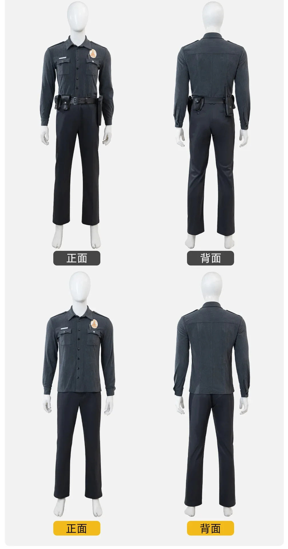 Mortal Kombat 1 T-1000 Cosplay Costume Uniform Halloween Carnival Party Christmas Play Role Clothes Clothing for Men
