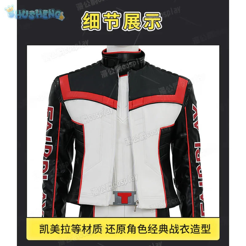 Movie Superhero Mister Terrific Cospaly Costume Adult Men's Woman Halloween Fantasy New Uniform Shoes Coat Pants Belt Glove Set