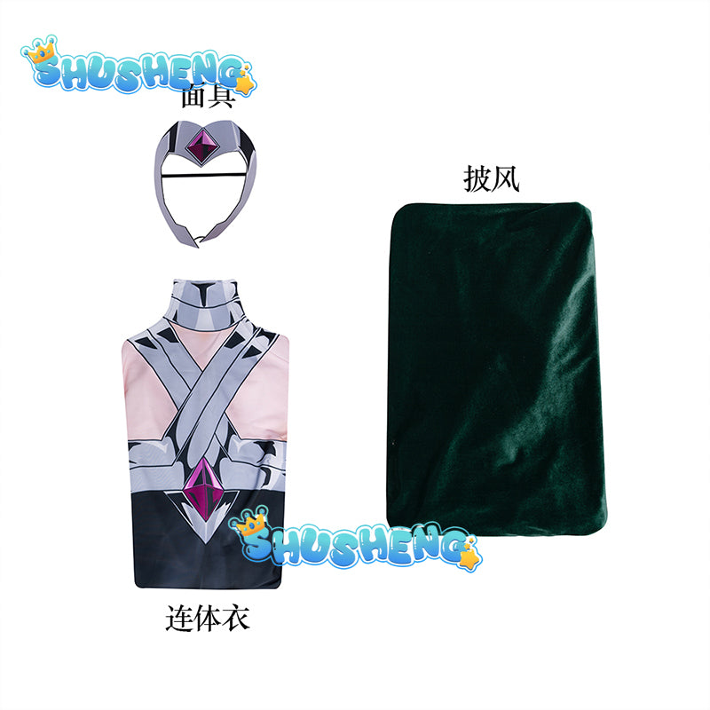 Commandos Circe Cosplay Costume Disguise Creature Circe Jumpsuit Cloak Outfit Anime 3D Printed Bodysuit Fancy Dress Custom Made