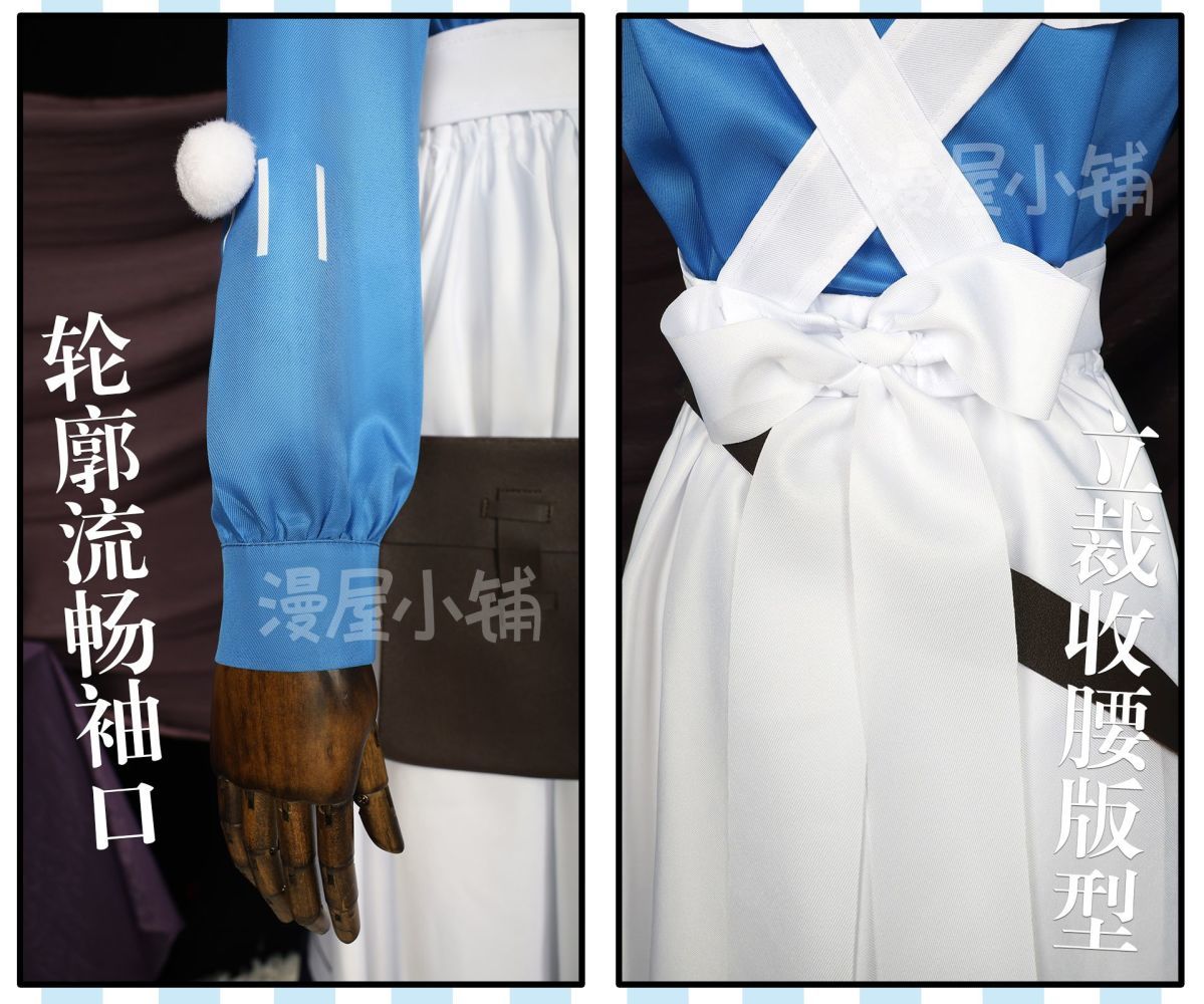 LAWSON Ada Mesmer Cosplay Anime Identity V Emil Cosplay Costume Maid Dress Uniform Halloween Party Role Play Outfit For Woman