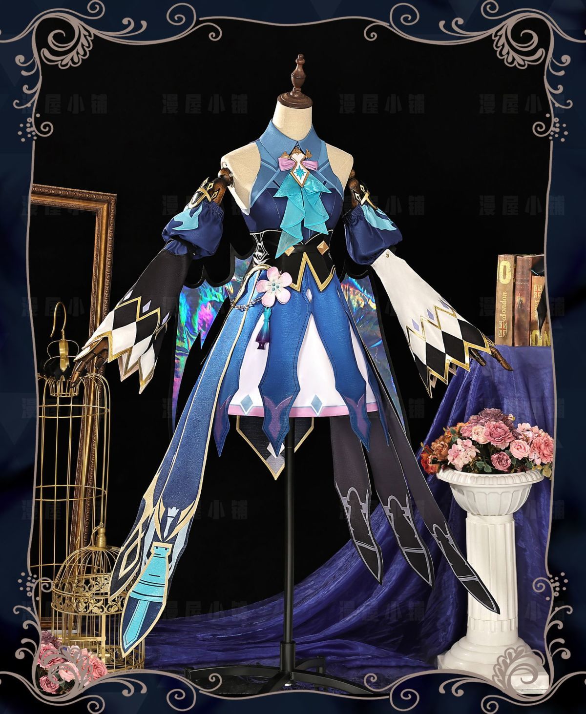Honkai Star Rail Cerydra Cosplay Costume Wig Dress Cerydra Uniform Amphoreus Scepter Crown Props Halloween For Girls Carnival