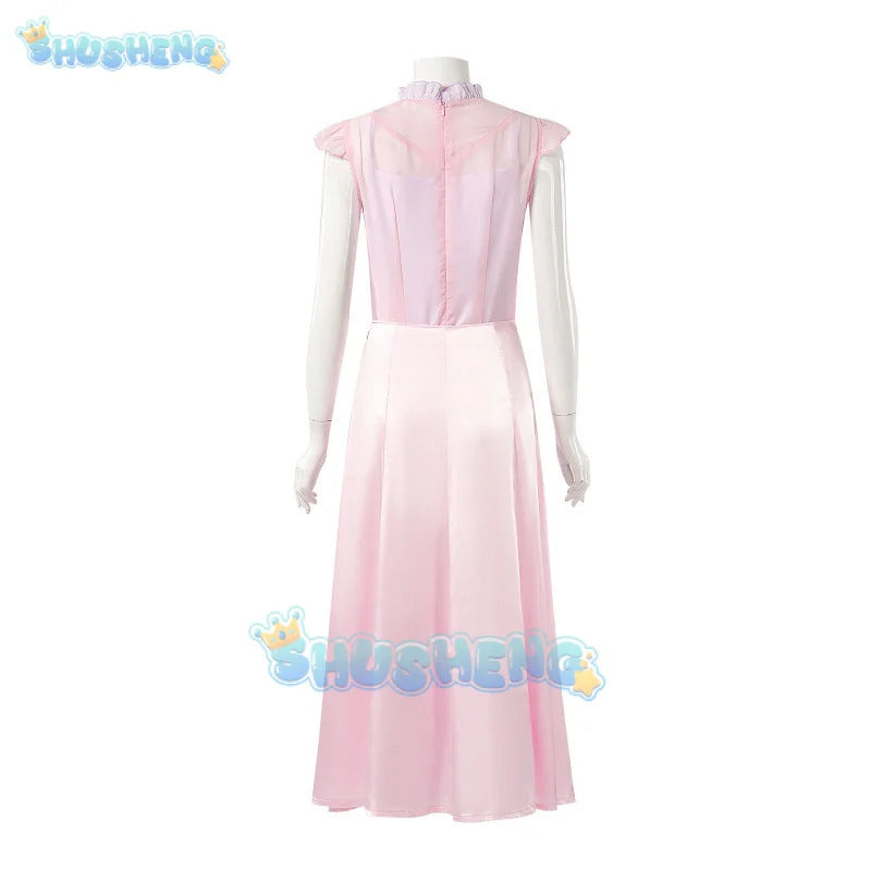 Glinda wicked cosplay costume disguise for adult women pink dress CTX female dresses fantasy outfit Halloween carnival suit