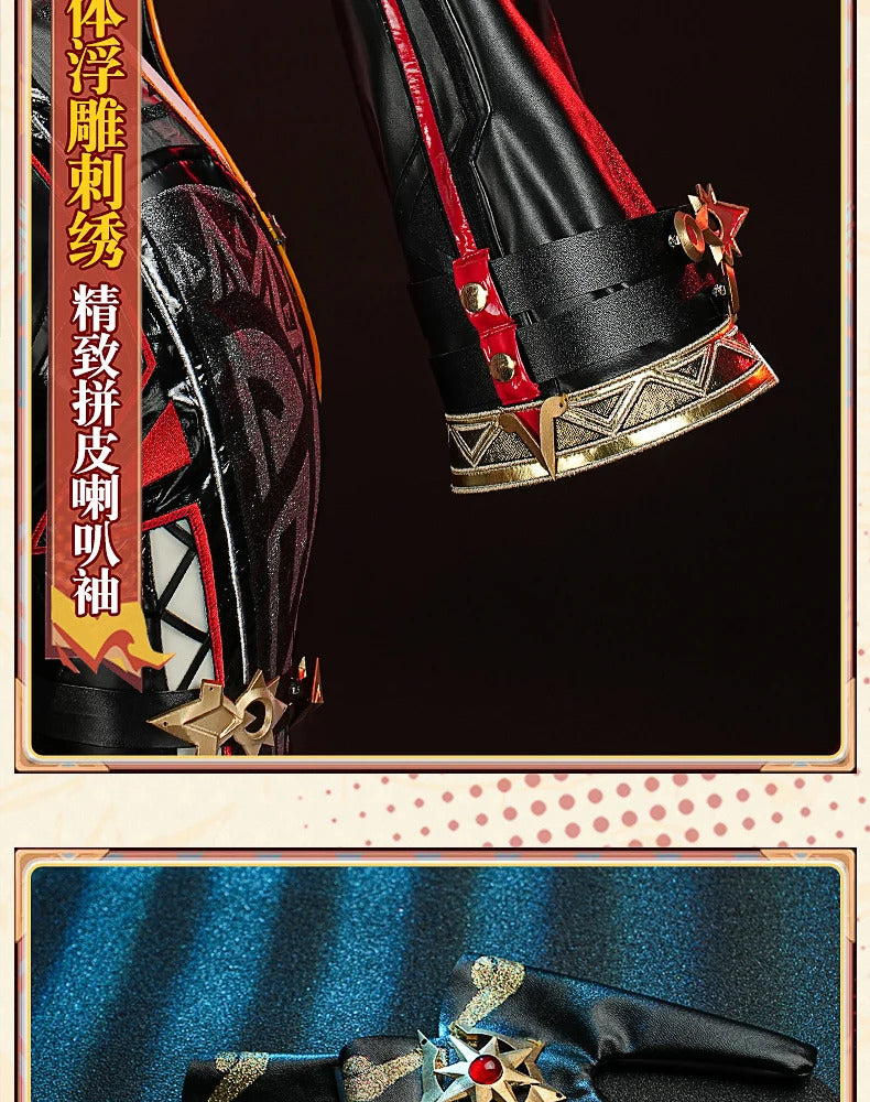 Shusheng Genshin Impact Mavuika Pyro Archon Cosplay Costume Cos Game Anime Party Uniform Hallowen Play Role Clothes Clothing