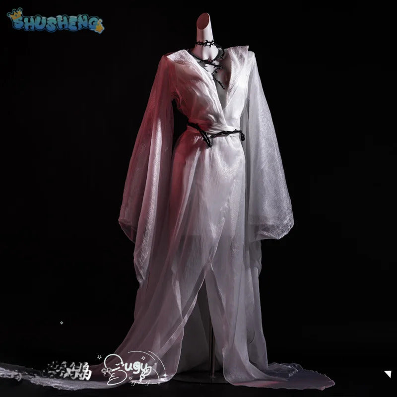 Game Path to Nowhere Shalom MBCC-S-017 Cospaly Costume Dress Coat Headwear Earrings Necklace Waist Halloween Elegant Women Set