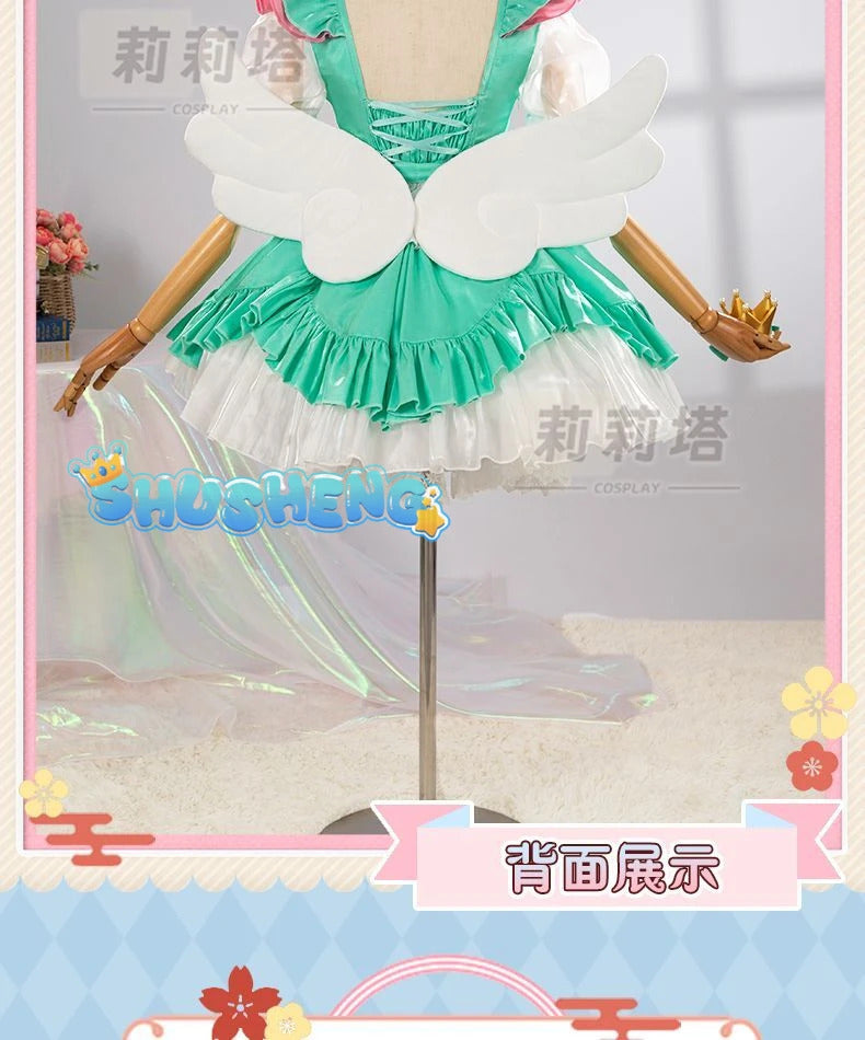 Miku cosplay cute princess Loli dress Miku wig play a full set of dresses for Christmas and Halloween