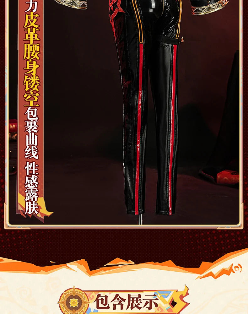 Shusheng Genshin Impact Mavuika Pyro Archon Cosplay Costume Cos Game Anime Party Uniform Hallowen Play Role Clothes Clothing