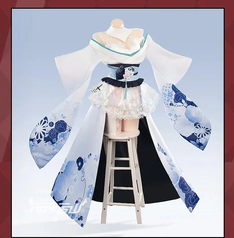 NIKKE:The Goddess of Victory Cinderella Cosplay Costume Halloween Party Elegant Kimono Dress Props Wig Gloves Woman New Uniform