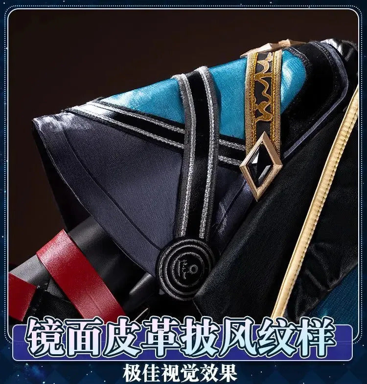 Honkai Star Rail Anaxa Cosplay Costume Uniform Earrings Anaxagoras Grove of Epiphany Amphoreus Halloween Party for Women Men