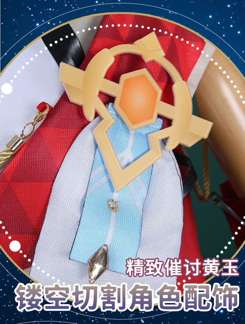 Topaz Cosplay Costume Honkai Star Rail Dress Headwear Full Set Outfits Carnival Party Gifts