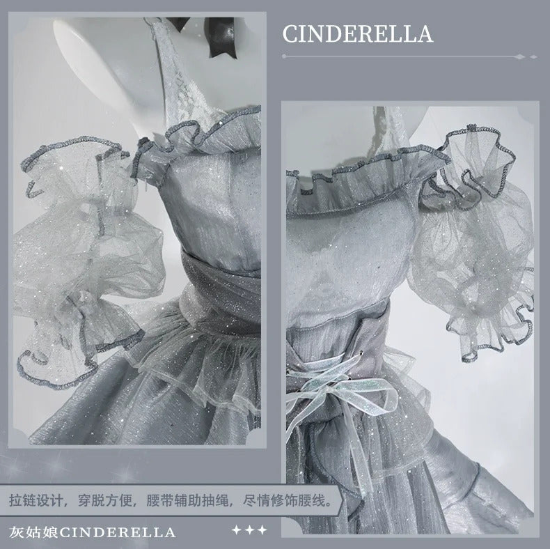 Goddess Of Victory: Nikke Cinderella Crystal Princess Cosplay Costume Cos Game Anime Party Uniform Hallowen Play Role Clothes