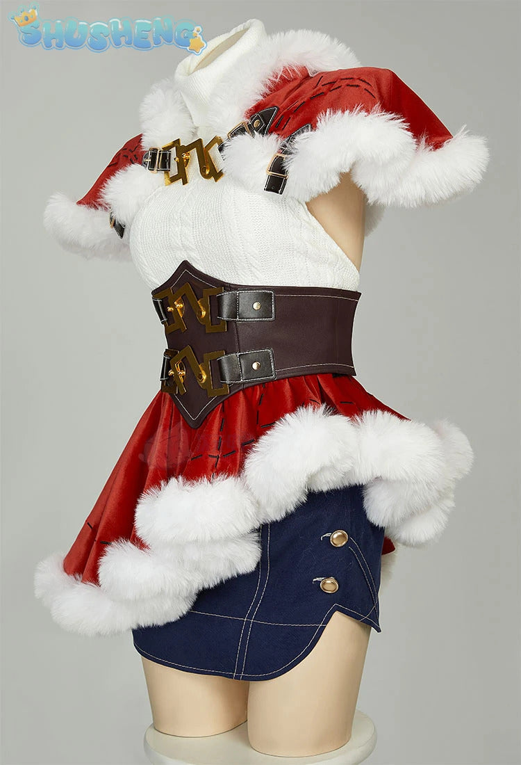 FF14 Tifa Lockhart Cosplay Crisis Core - Final Fantasy XIV Costume Sexy sweet Girl Christmas Party Set Wig Props Tifa New Style