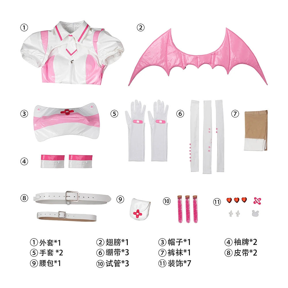 Nocturne Bloodheir Buro Cosplay Costume Uniform Halloween Carnival Party Christmas Play Role Clothes Clothing for Women