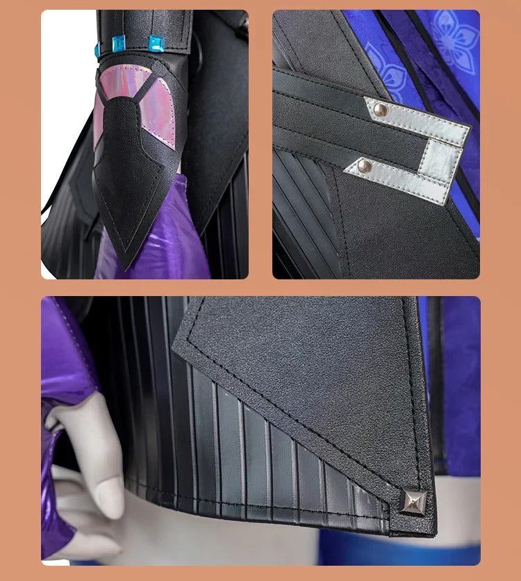 Shusheng-R Superhero Elizabeth Braddock Cosplay Psylocke Betsy Braddock Costume Women's Fantasia Uniform Halloween Party Fashion Full Set