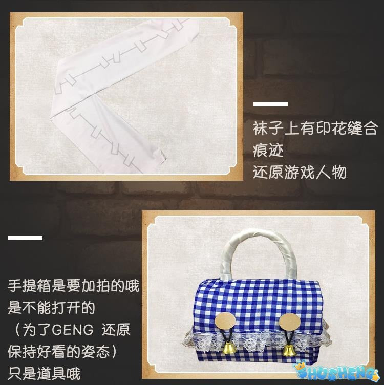 Anime Game Identity V Gardener Emma Woods Lolita Dress Lovely Uniform Cosplay Costume Role Play For Women