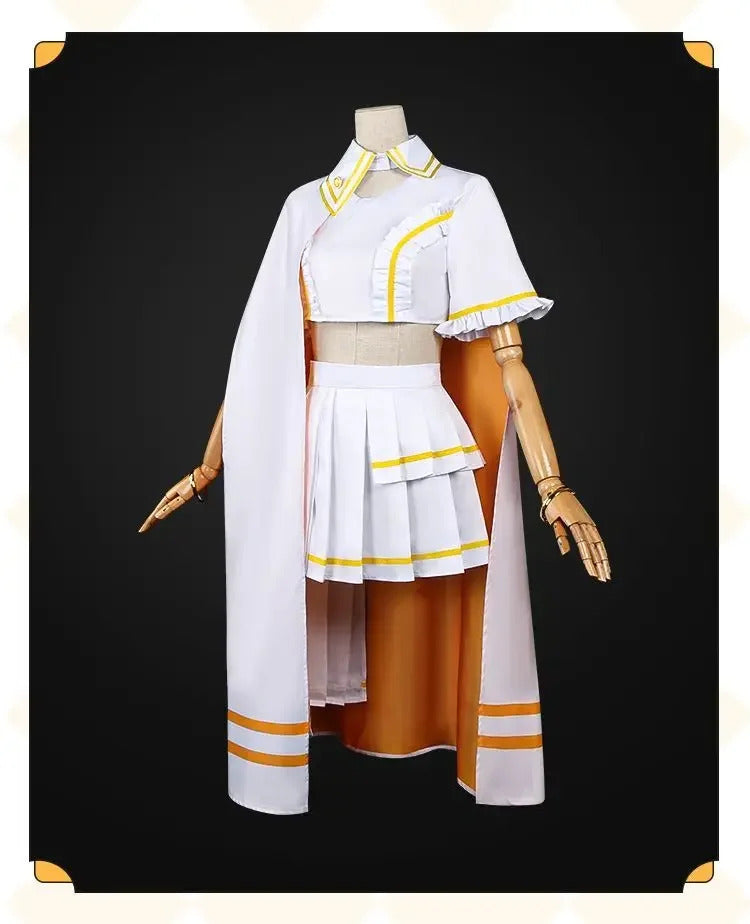 Mitsumata Choko Anime Maebashi Witches Cosplay Costume Top cloak skirt headwear socks hair clip Halloween JK sweet girl uniform