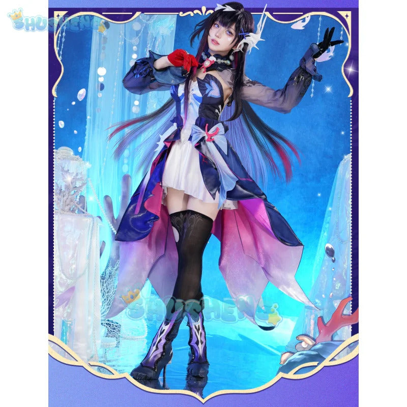 Game Honkai:Star Rail Helektra Cosplay Costume Uniform Halloween Carnival Party Christmas Play Role Clothes Clothing for Women