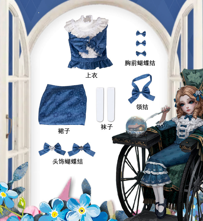 Identity V Game Sculptor Galatea Claude With The Star Of Interpretation clara Cosplay Costume Game Full Of Set