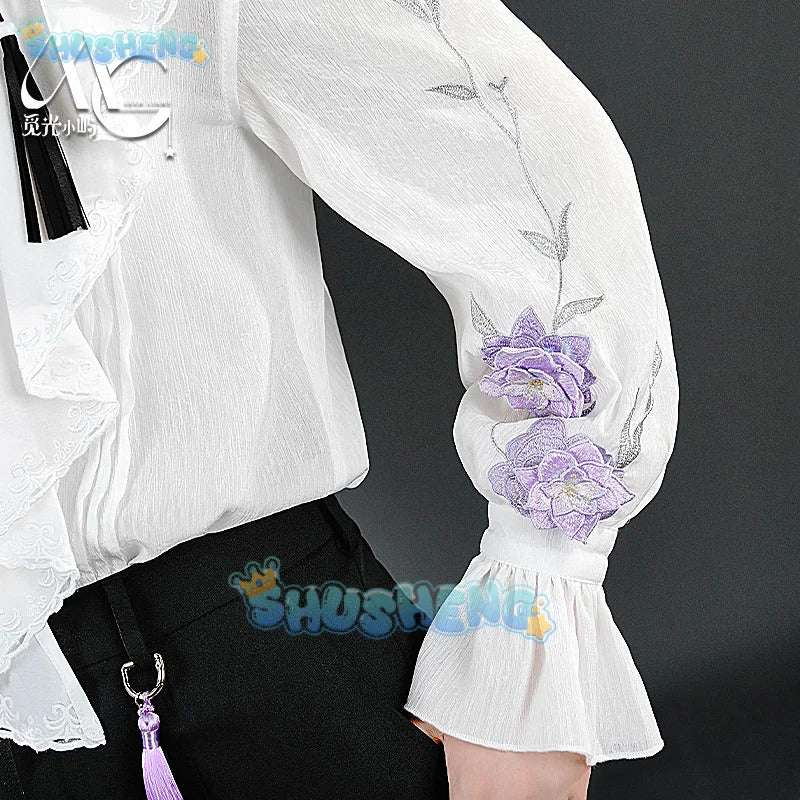 Love And Deepspace Xavier Cosplay Costume Twilight Bloom Shirt Uniform Halloween Carnival Party Christmas Play Role Clothing