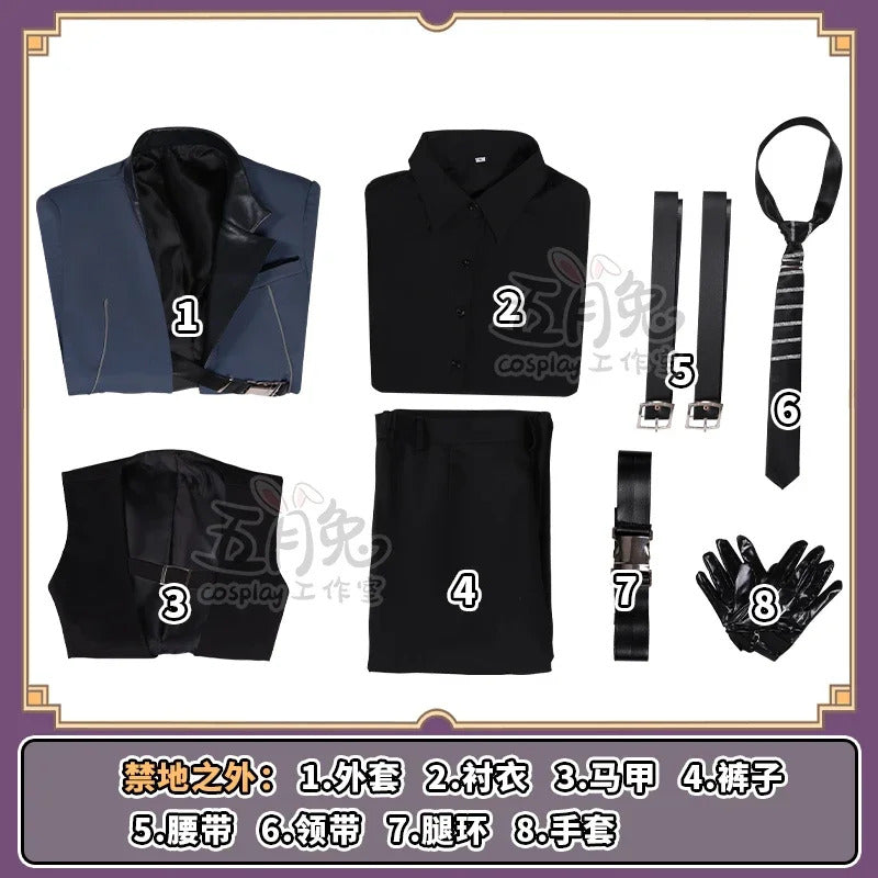 Love and Deepspace Xavier Cosplay Costume Edge of Intelligence Uniform Halloween Party Christmas Play Role Clothes Women Men