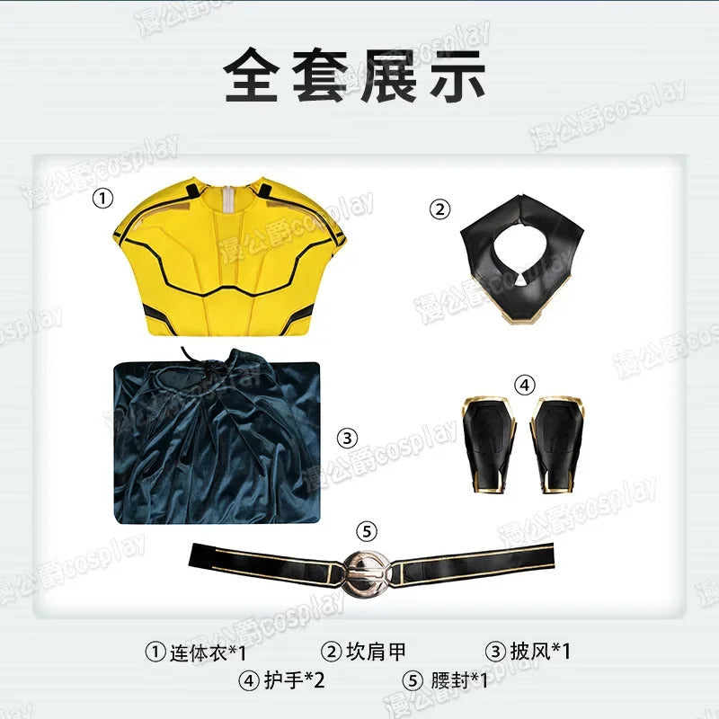 Movie Thunderbolts Sentry Cosplay Costume Uniform Halloween Carnival Party Christmas Play Role Clothes Clothing for Men