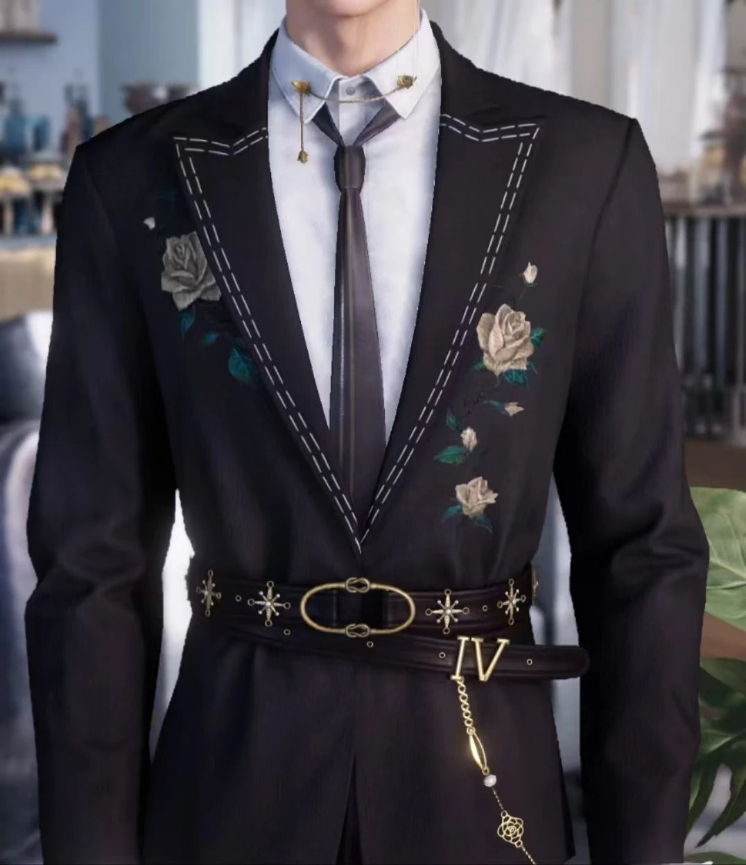 Love and Deepspace Rafayel Cosplay Costume Rose Secret Letter Halloween Carnival Party Christmas Play Role Clothes Clothing