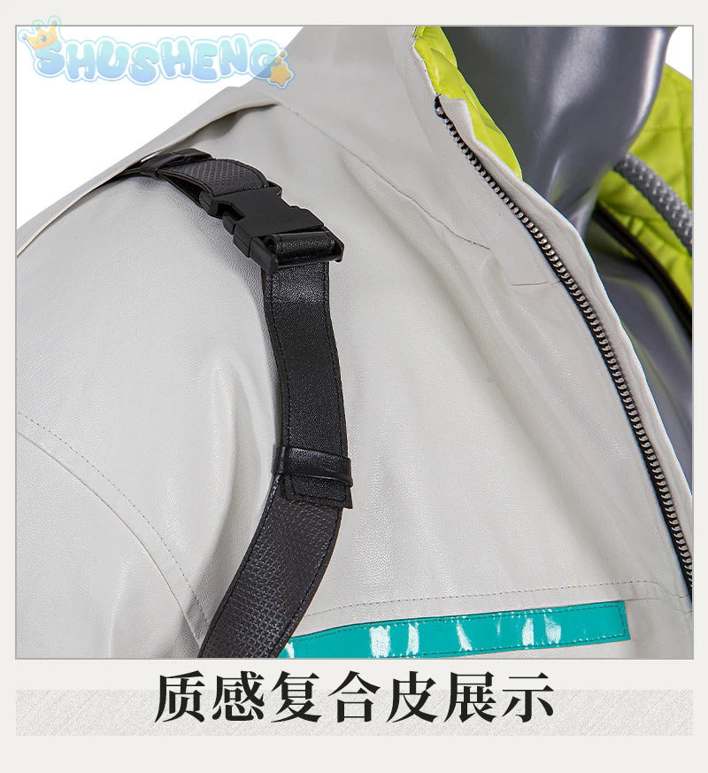 New Game Apex Legends Crypto Tae Joon Park Cosplay Costume Shoes, knee pads, props, Halloween party men's set complete set