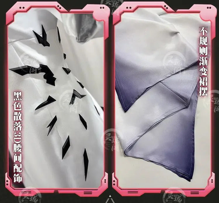 Arknights Theresa Cosplay Costume Uniform Halloween Carnival Party Christmas Play Role Clothes Clothing for Women Shusheng