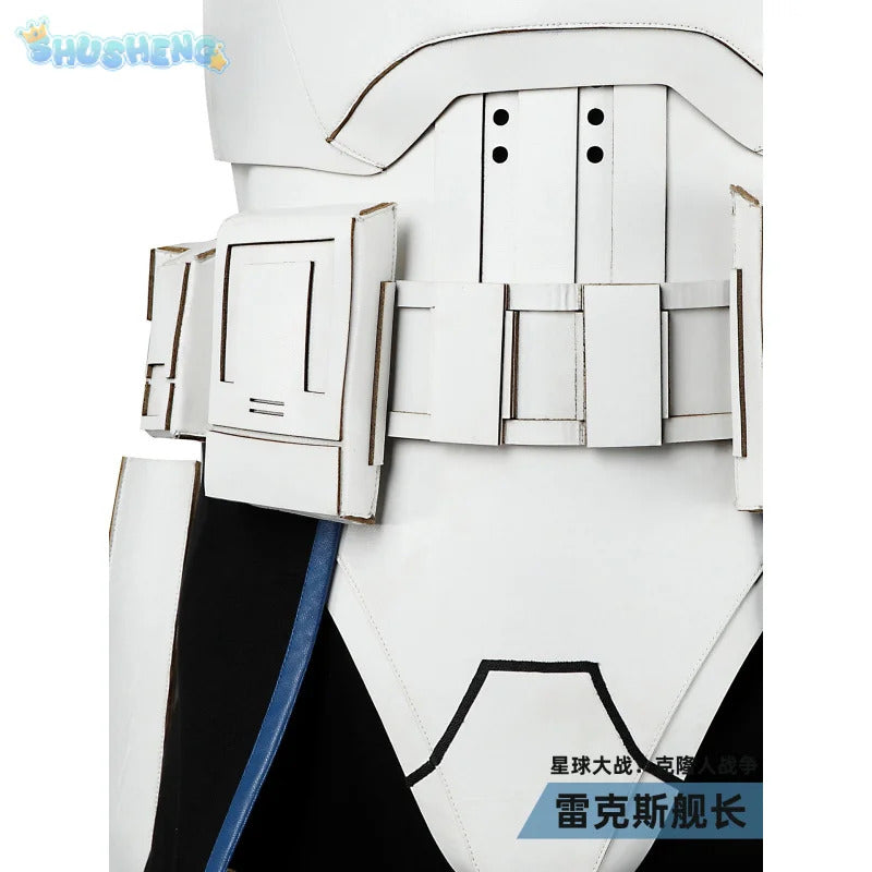 Captain Rex CT-7567 Movie Star Cosplay Costume Helmet shoes gloves waist bag prop set Halloween men women fantasy New uniform