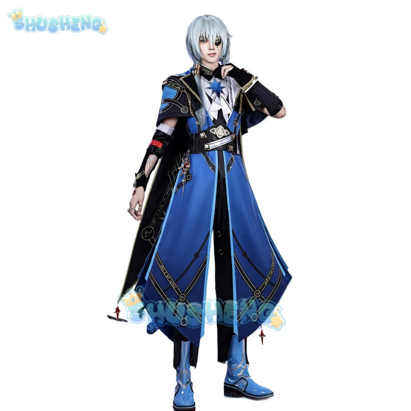 Honkai Star Rail Anaxa Cosplay Costume Wig Uniform Outfit Anaxagoras Grove of Epiphany Amphoreus Carnival Halloween Women Men