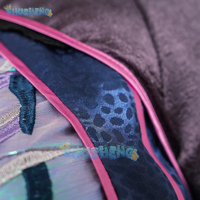 Movie Agatha Harkness Cosplay Agatha Cos All Along Costume New Elegant Dress Coat Shawl Accessories Set Christmas Party Full Set