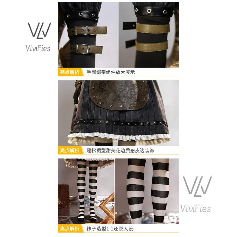 Game Alice: Madness Returns Cosplay Costume Alice Maid Dress Uniform Adult Women Halloween Carnival Party Clothes