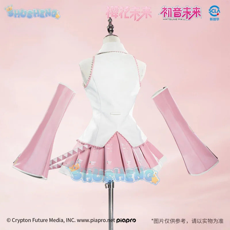 Miku Cosplay Costume Sakura Future Uniform Halloween Carnival Party Christmas Play Role Clothes Clothing for Women