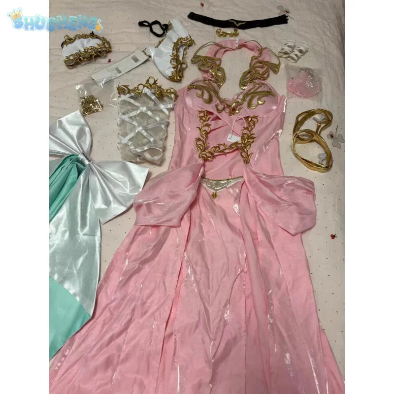 C.C. Code Geass Cosplay C.C Lost Stories New Costume Halloween Carnival Sexy Long Dress Women Sweet Wig Prop Accessorie uniform