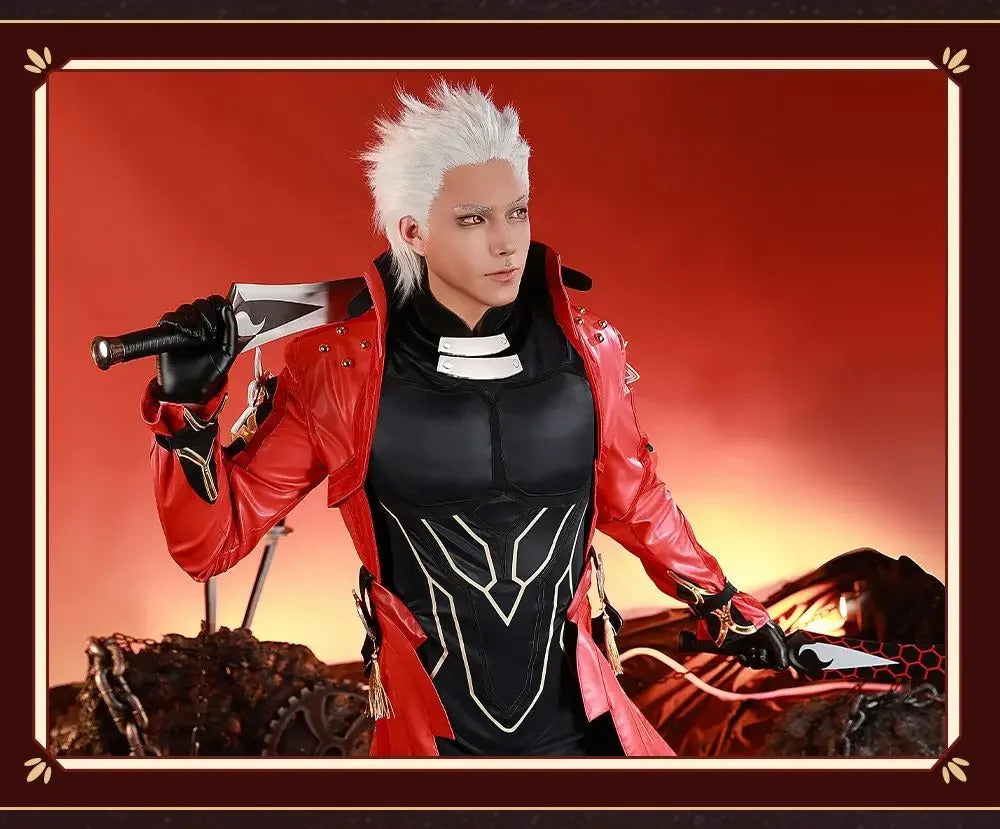 Honkai:Star Rail FATE Archer Cosplay Costume Uniform Halloween Carnival Party Christmas Play Role Clothes Clothing for Men