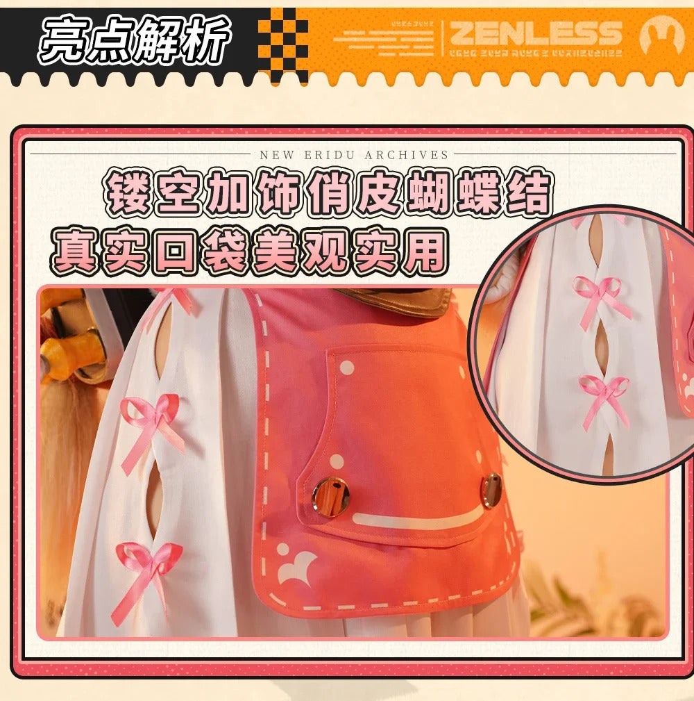Zenless Zone Zero Alice Thymefield Swimsuit Cosplay Costume Swimsuit Halloween Carnival Party Christmas Play Role Clothing