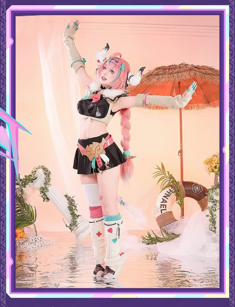 Shusheng-R Genshin Impact Varesa Wrestlers Cosplay Costume Uniform Halloween Carnival Party Christmas Play Role Clothes Clothing for Women