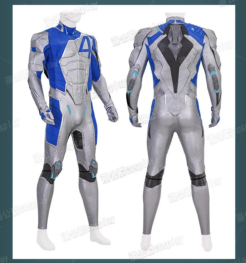 Mister Fantastic Cosplay Costume Reed Richards Uniform Halloween Carnival Party Christmas Play Role Clothes Clothing for Men