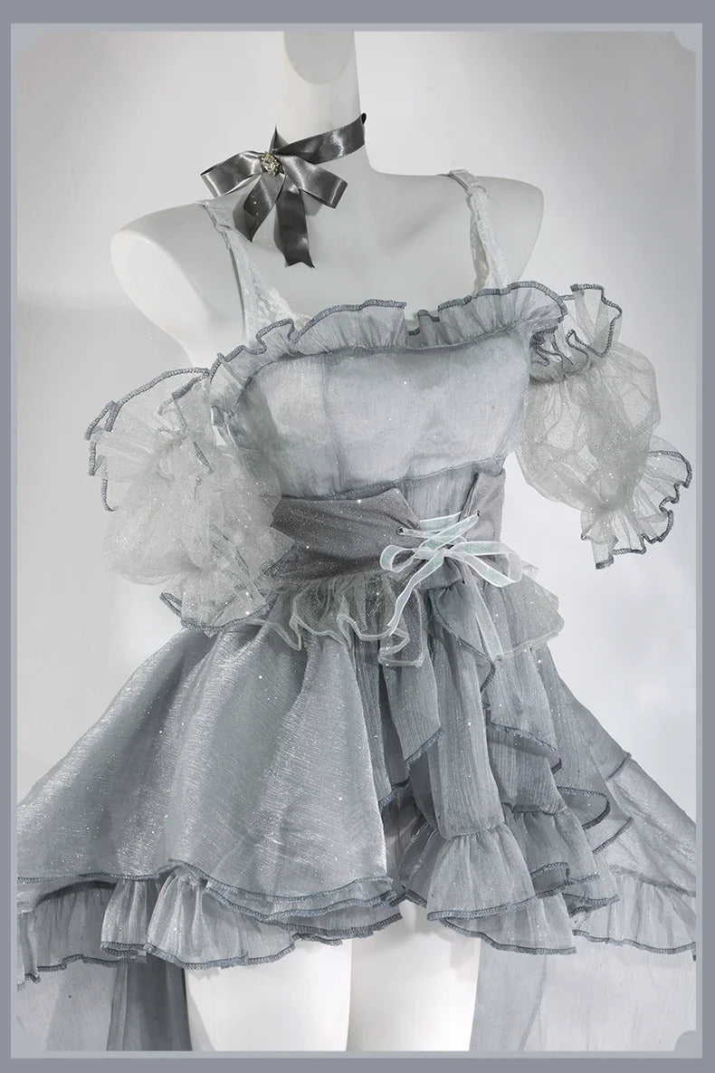 Goddess Of Victory: Nikke Cinderella Crystal Princess Cosplay Costume Cos Game Anime Party Uniform Hallowen Play Role Clothes