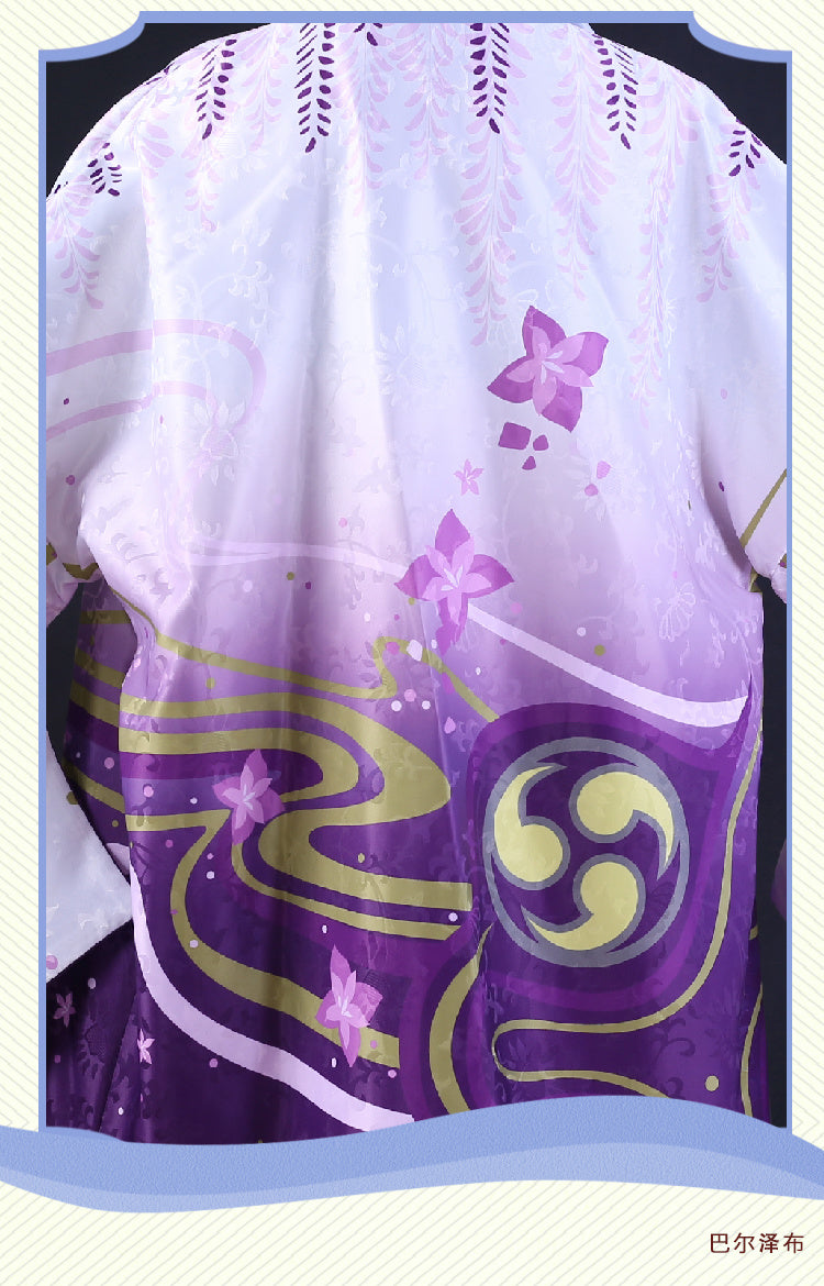 Game Genshin Impact Beelzebul Raiden Shogun Cosplay Costume Women Uniform Clothes Accessories Fset Anime Carnival Party Dress