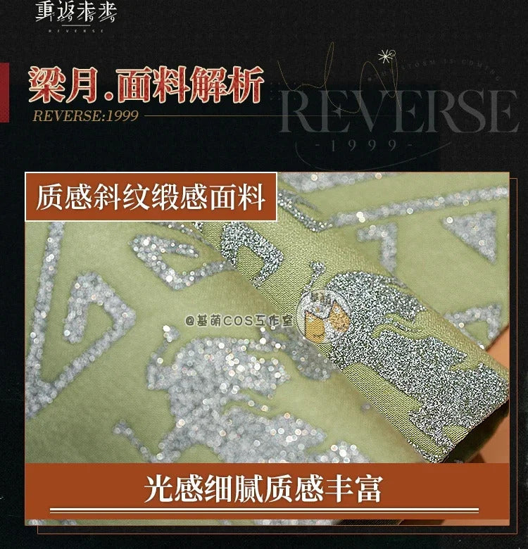 Reverse:1999 Liang Yue Cosplay Costume Uniform Halloween Carnival Party Christmas Play Role Clothes Clothing for Women