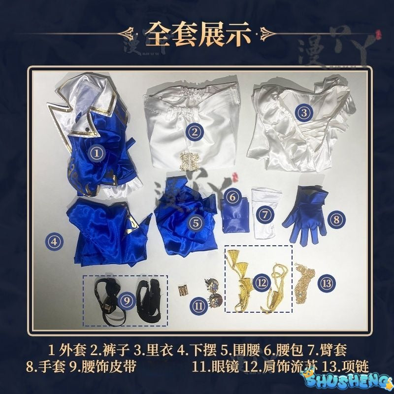 Prisoner Luca Balsa Cosplay Game Identity V Luca Costume Trench Uniform Suit Party Role Play Clothing Suit