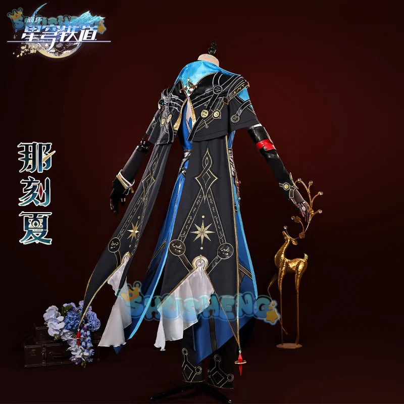 Honkai Star Rail Anaxa Cosplay Costume Wig Uniform Outfit Anaxagoras Grove of Epiphany Amphoreus Carnival Halloween Women Men
